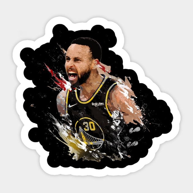 Steph Curry fight Sticker by V x Y Creative